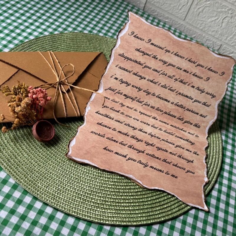 Vintage letters